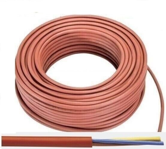Cavo in silicon SiHF ad high temperature (20.2 x .15 mm²)