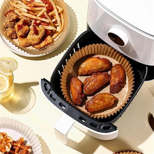 Papel para freidora de aire y horno antiadherente | Pack de 150 piezas 5