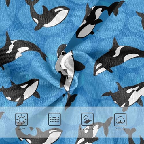 Girls' Underwear Cartoon Whale Cotton Stretch Comfort Toddler Panties3