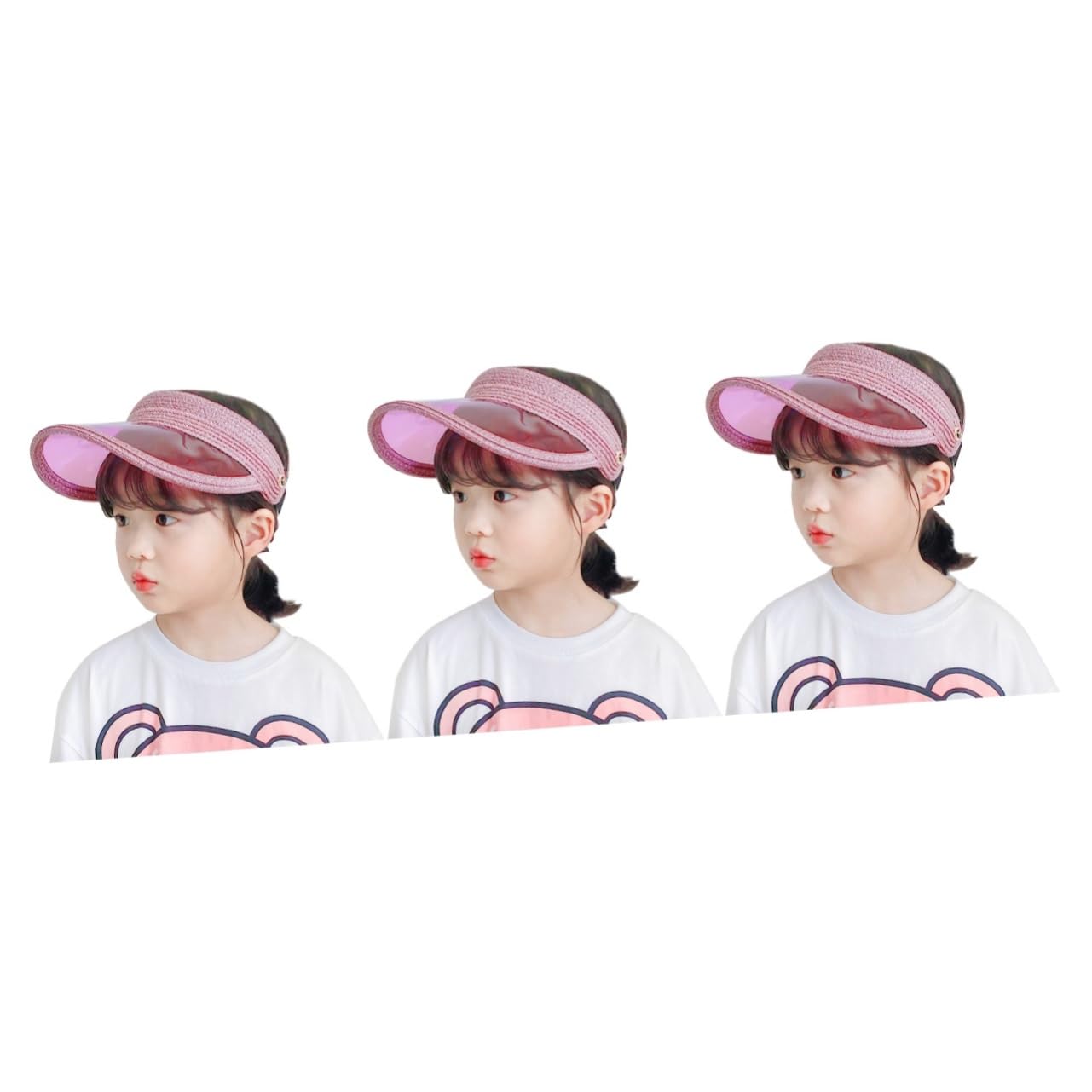 Toddmomy 3 Uds De Gorros De Verano para Bebé Gorro De Pelotas De Tenis para Niños Gorro Ancho De Playa De Verano para Niño Y Niña Sombrero De Copa Vacío Plegable Y Empacable para Bebé