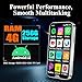 256GB MP4 Player with Bluetooth and WiFi 4G LTE, Android MP3 Player with Spotify YouTube and Amazon Music, Portable MP3 MP4 Player with Google Play Store,APPS,Camera,Radio,OTG,Music Player