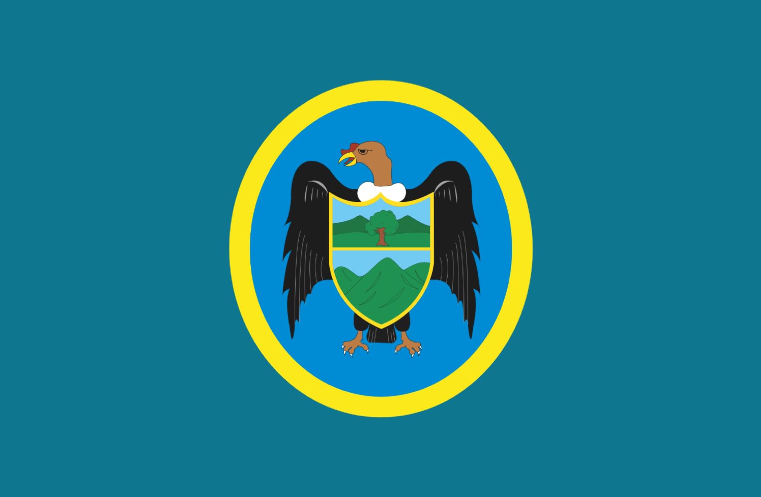 Drapeau Mariscal Luzuriaga 1.35m² grand format contre la décoloration extérieure
