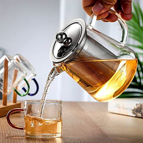 Glass Teapot with Stainless Infuser