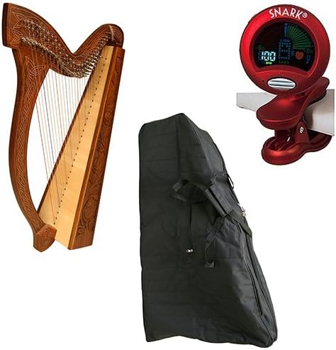 Roosebeck Minstrel Harp 29-String Deluxe Package w/Gig Bag, and Tuner