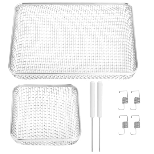 RV Furnace Screen for RV Water Heater Vent Cover, Stainless Steel Mesh with Installation Tool