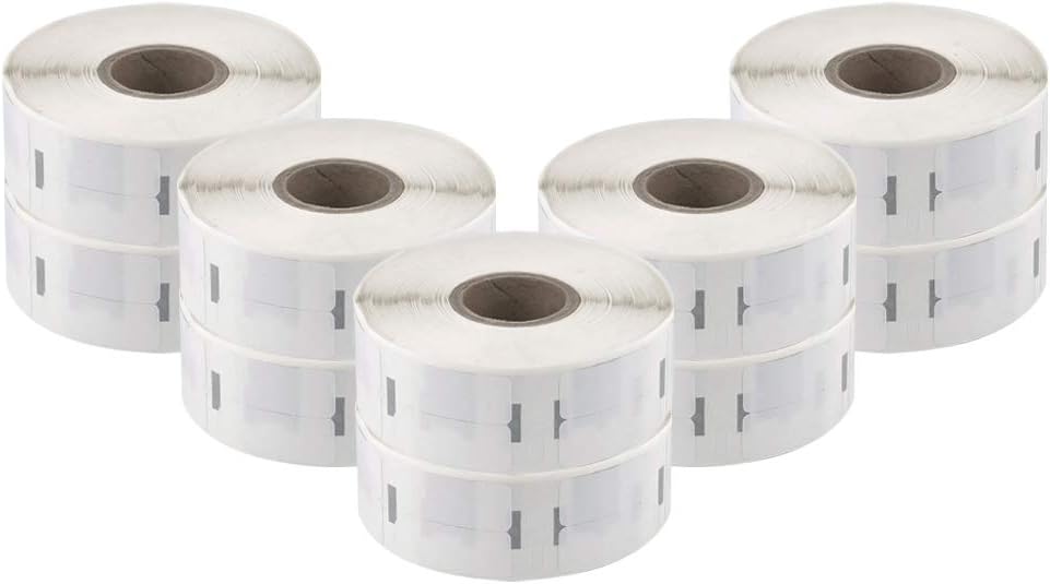 Dymo 45013 1/2 In Tape Width Label Tapes 13mm X 25mm Multi-Purpose Labels 30333 For Dymo LabelWriter 450 Duo 1/2" X 1" | UK Thermal Label Tapes & Cartridges 1/2 In Tape Width - Foto 11