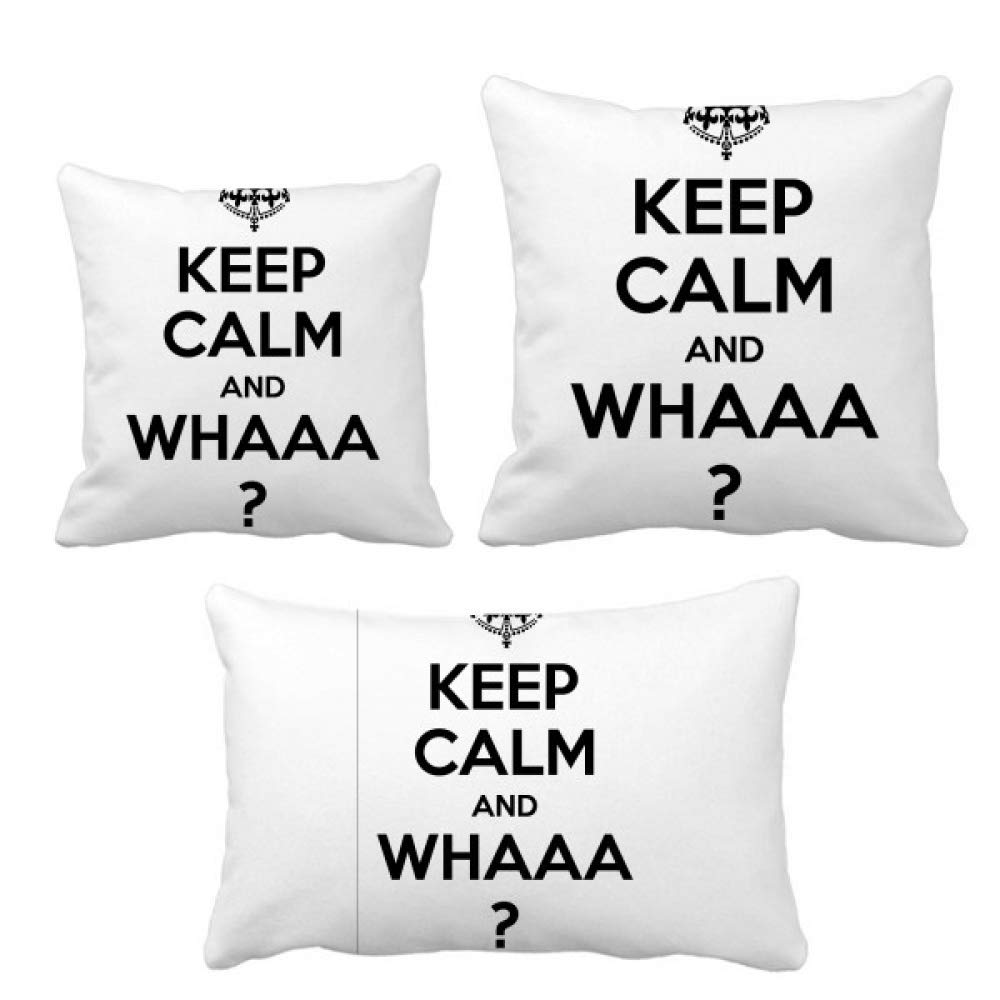 Parure de coussin Keep Calm pour un interieur cosy et plein d humour
