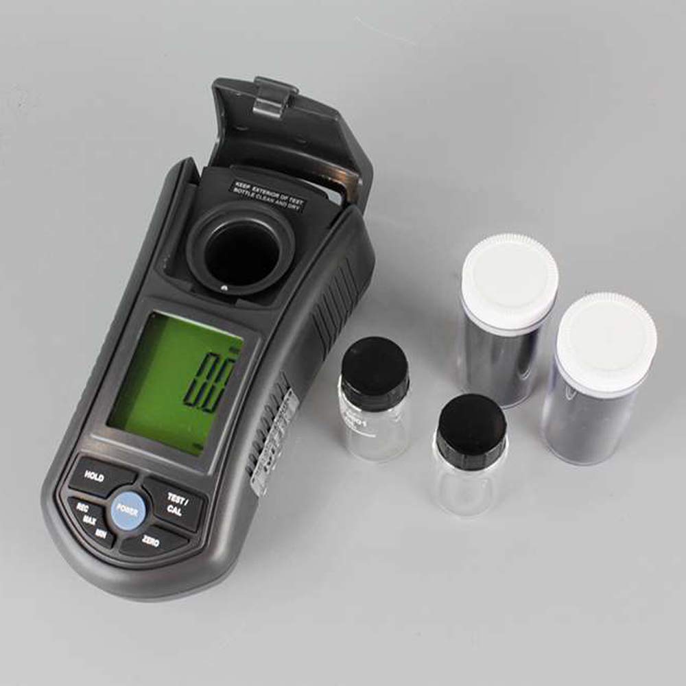*Envío el mismo día* Medidor de turbidez | rango NTU: 0.00-50.00 y 50-1000, ISO 7027 | rango automático, pantalla LCD | funciona con pilas | certificado de calibración incluido | modelo: TU-2016,