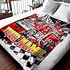 FLEXIMX Blanket for Boys, Personalized Fire Truck Throw Blanket Gifts for Kids Boys Age 6-8, 40"x50" Cute Custom Flannel Blankets Gift for Son Cars Lovers Lightweight Throws for Couch Sofa Bed Decor #1