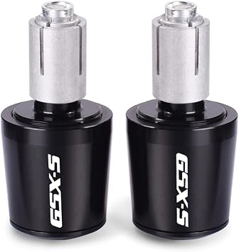 Motorcycle Motorcycle Hand Grips Bar End Plug Moto Handlebar Caps CNC for Suzuki GSXS750 GSX-S750 2016-2020 2019 2018 GSX S GSXS GSX-S 750 Handle end Color Black