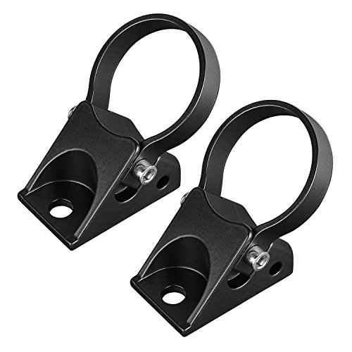 AKD Part Clamp Mount Kit, 2pcs 2 inch Mounting Bracket Roof Roll Bull Bar LED Work Light Roll Cage Holder for Off Road LED Light Bar Quad Row LED Light Bar