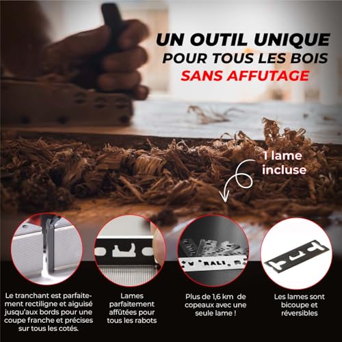 Rabot guillaume RALI G03 EVOLUTION N rabot à main menuiserie