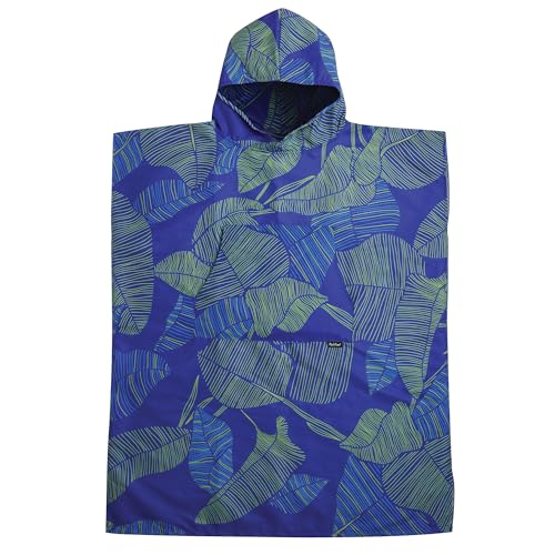 PackTowl Lightweight Microfiber Hooded Changing Poncho, Botanical, Small/Medium