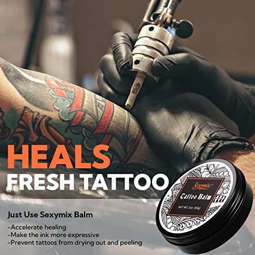 Beard Growth Oil Bundle With Tattoo Aftercare Balm Healing Tattoo #TOP2