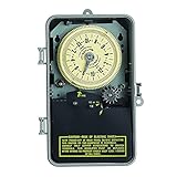 Intermatic T8845PV SPST 125-Volt Mechanical Cycle and Irrigation Timer Switch - Flexible Watering Control - Rain Sensor Enabled