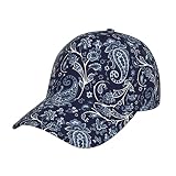 Baseball Cap Men Women, Tribal Paisley Baseball Cap Unisex Summer Sun Hat Beach Hat Adjustable Trucker Hat Hip Hop Hat Outdoor,Black