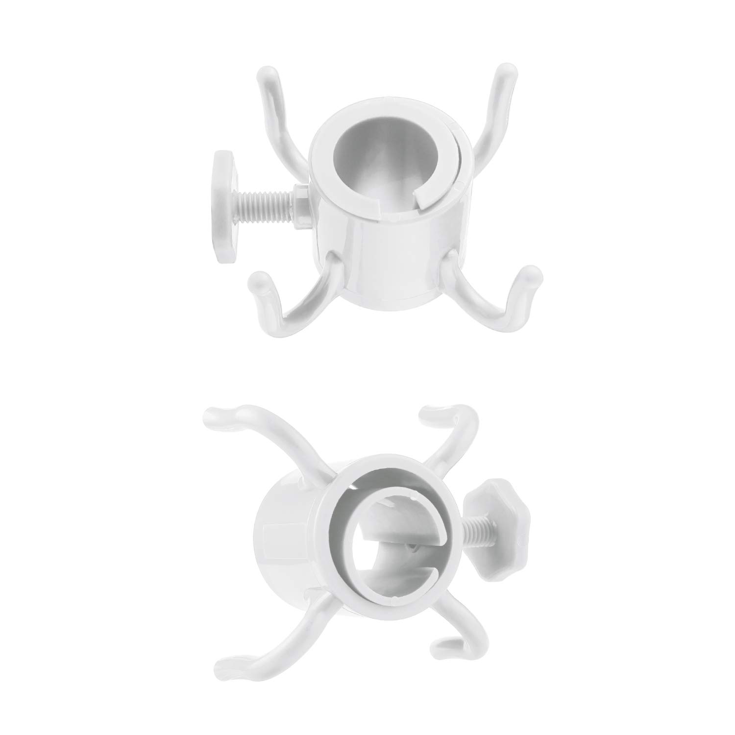 TAGVO Ombrello da Spiaggia Gancio Appeso, 2 Pezzi 4 Poli plastica Gancio Ombrello Appeso Asciugamani/Cappelli/Vestiti/Fotocamera/Occhiali da Sole/Borse-Durevole