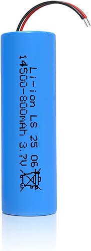 Miniatura 28 de Batería recargable de iones de litio de 3.7 V 5200 mAh, baterías de iones de litio de 3.7 voltios sin conector, paquete de batería recargable 18650