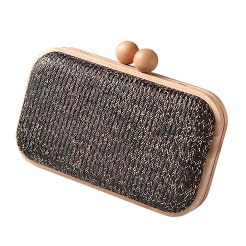 Sac de plage pour femme en paille tressée, parfait pour les soirées d'été