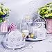 YOZATIA 50PCS Cross Favor Boxes, 2.2 x 2.2 x 2.2 Inches Baptism Favor Boxes with 50 Ribbons, for Party Birthday Christening favor(Cross)