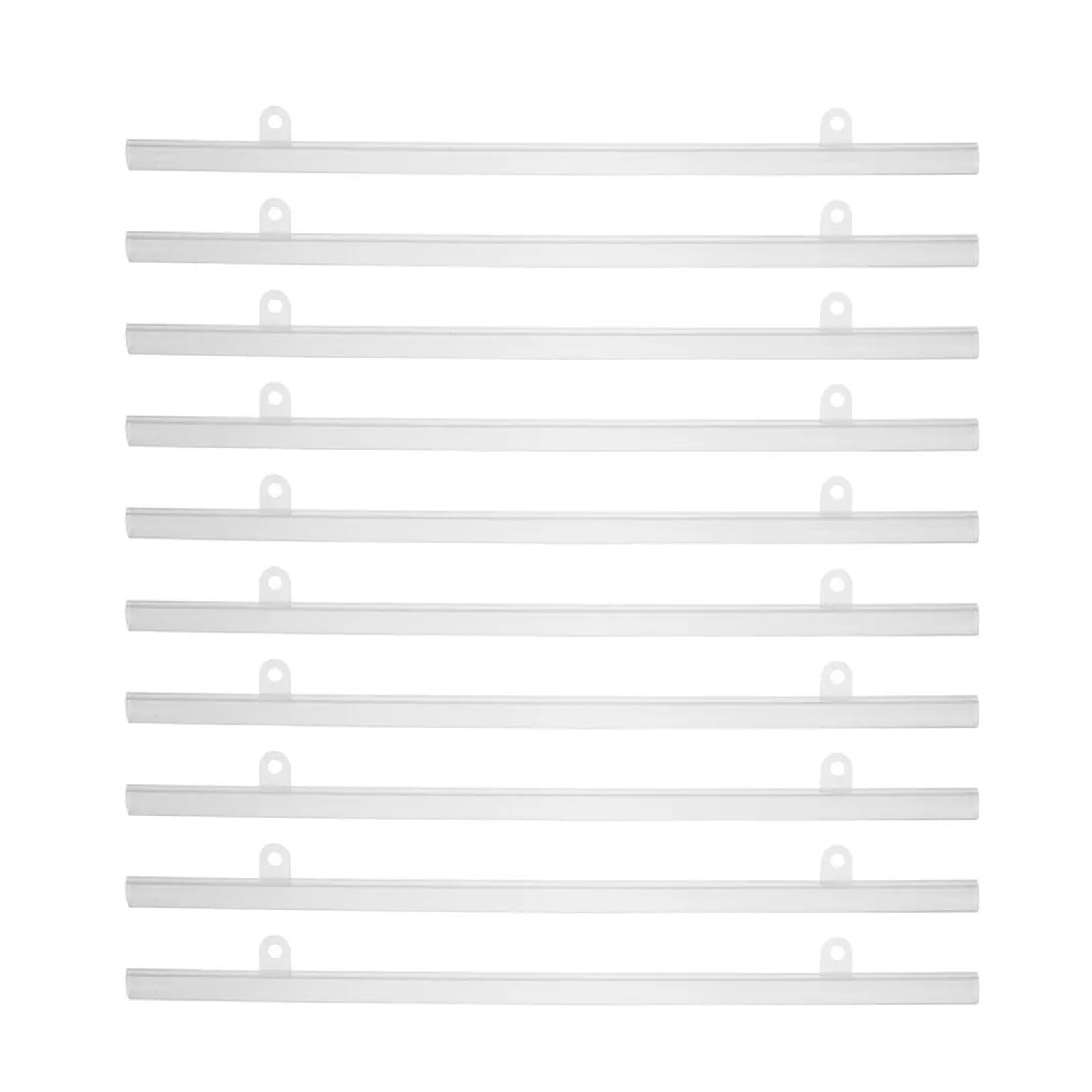 PVC Poster Hanger Rails 10Pcs PVC Poster Poles Display for Hanging Advertising Posters Supermarkets Malls Scroll Frame Rail Plastic