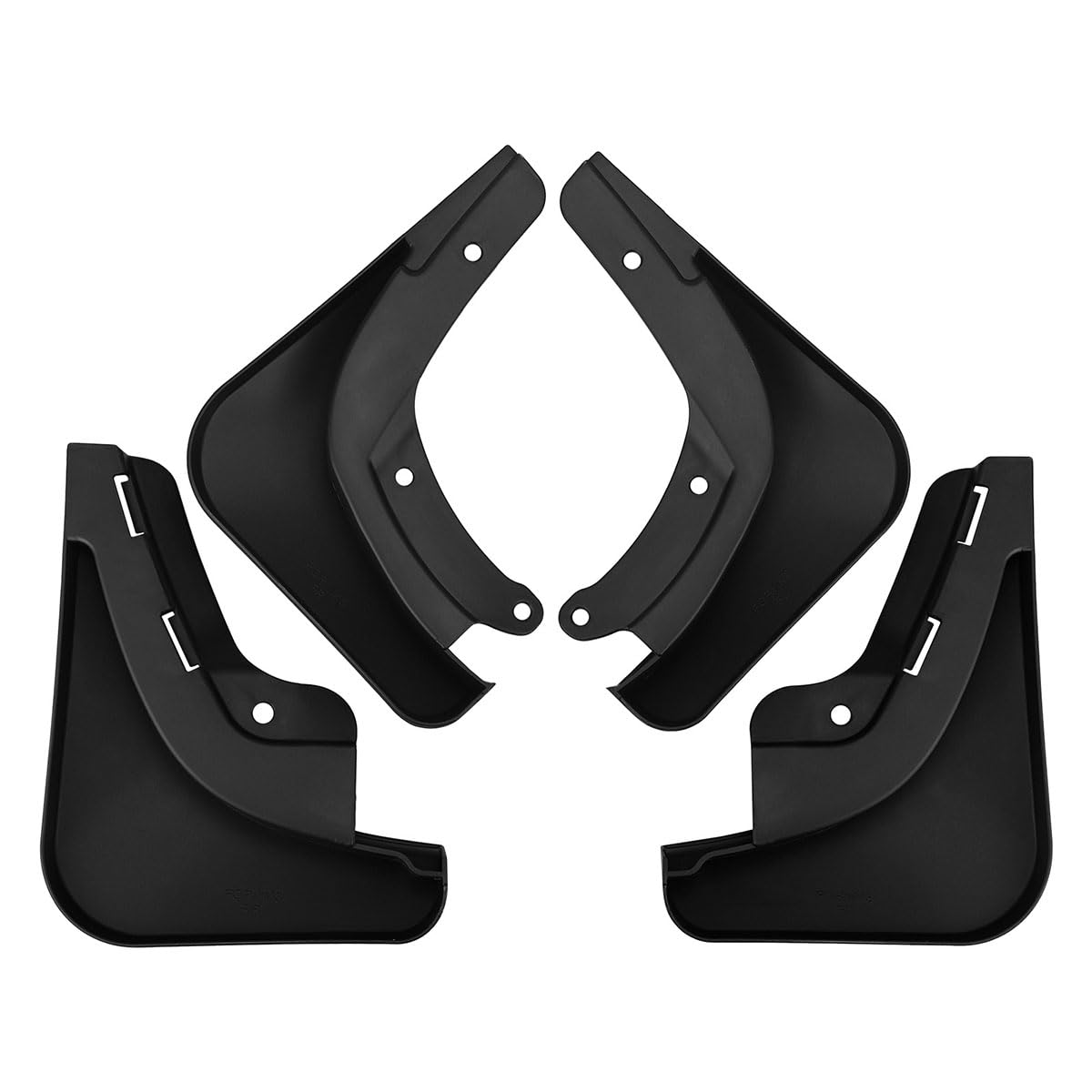 Bavettes garde-boue Tesla Model 3 2024-2025 - Kit de protection auto avant arrière contre la boue