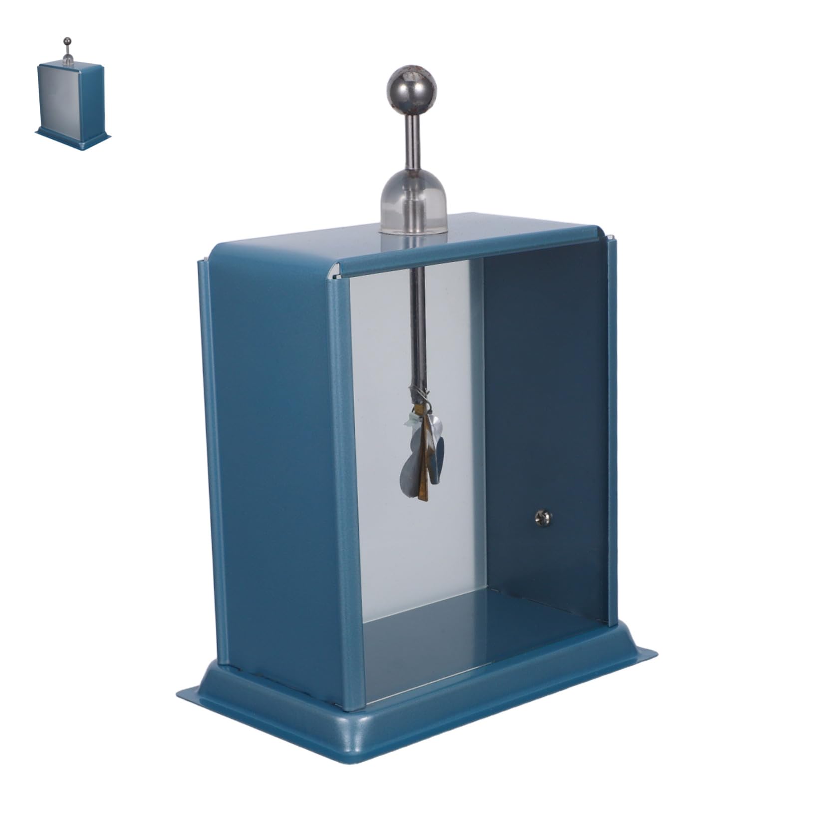 Zerodeko Electrómetro de Lámina de Hierro Medidor de Electricidad para Experimentos de Física Aulas Equipo Científico para Demostraciones de Cargas Estáticas