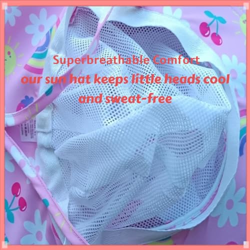 UPF 50+ Kids Sun Hat Adjustable Wide Brim - Toddler to Youth 2-9 Years Lightweight Foldable for Beach, Hiking, Swimming4