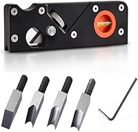 Vista 11 de szhdxsy, Herramienta de carpintería para borde de madera, adecuada para biselado manual y cepillado de madera de corte rápido, para biselado