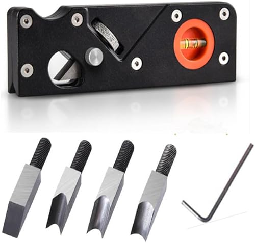 Miniatura 18 de szhdxsy - Herramienta de recorte de bordes de carpintero, adecuada para biselado manual y cepillado de madera, recorte y biselado de bordes rápidos