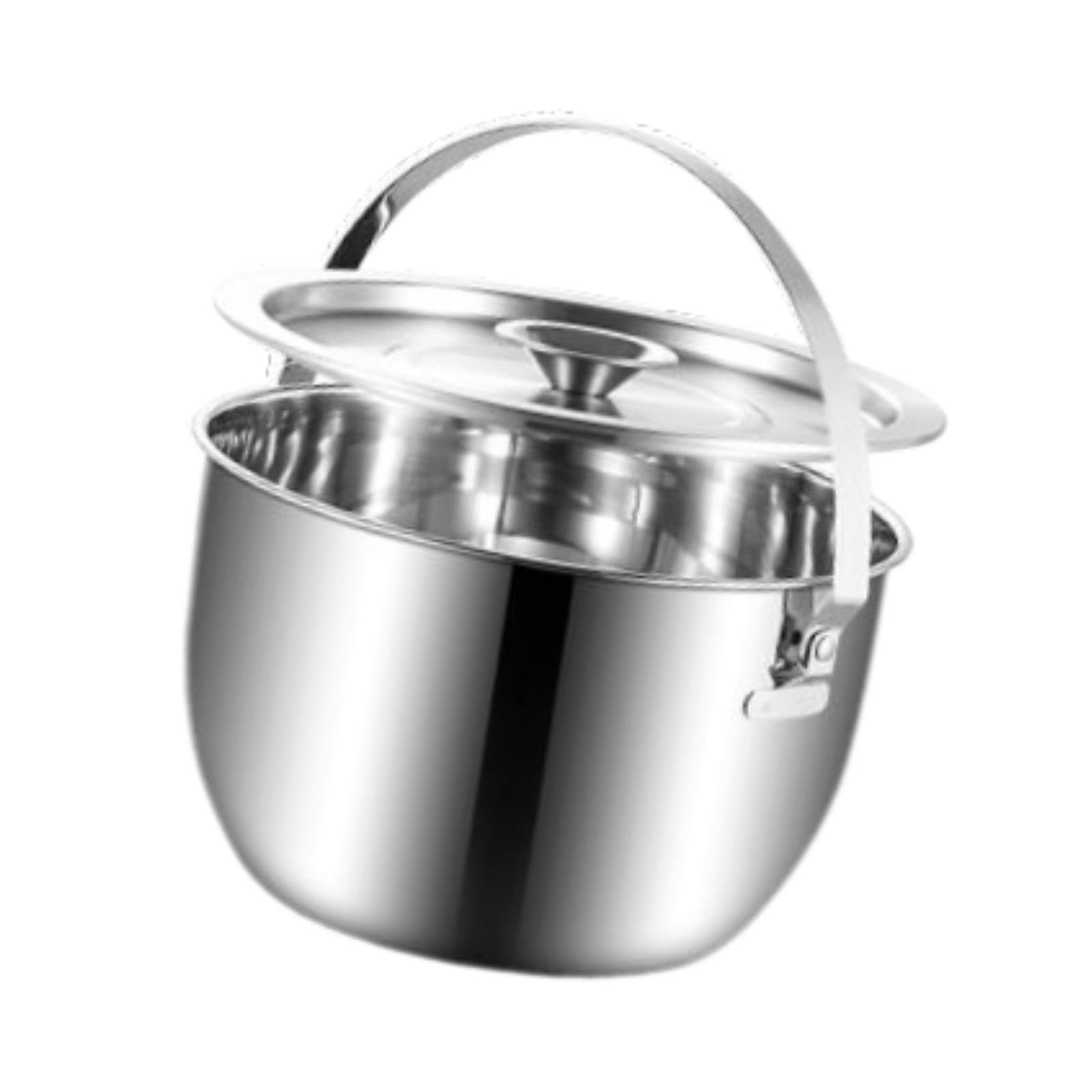 Bothyi Ice Bucket with Lid Beverage Tub Wine Bottle Cocktail Beer Bar with Handle Storage Bin for Picnic Restaurant Champagne Drinks, 3L