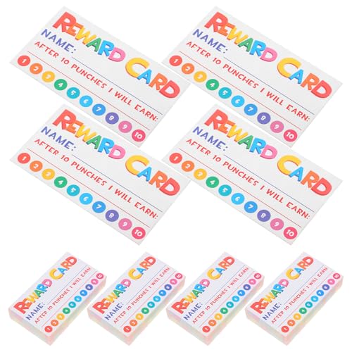 Tarjetas de recompensa escolar para motivar alumnos en clases de primaria y actividades en casa