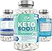 Produktbild Keto Boost Nahrungsergänzung für Keto Diät mit Apfelweinessig, MCT-Öl, Grüntee-Extrakt, Vitamine & Mineralien, unterstützt die kohlenhydratarme ketogene Ernährung, 2 Monatsvorrat, 180 vegane Kapseln