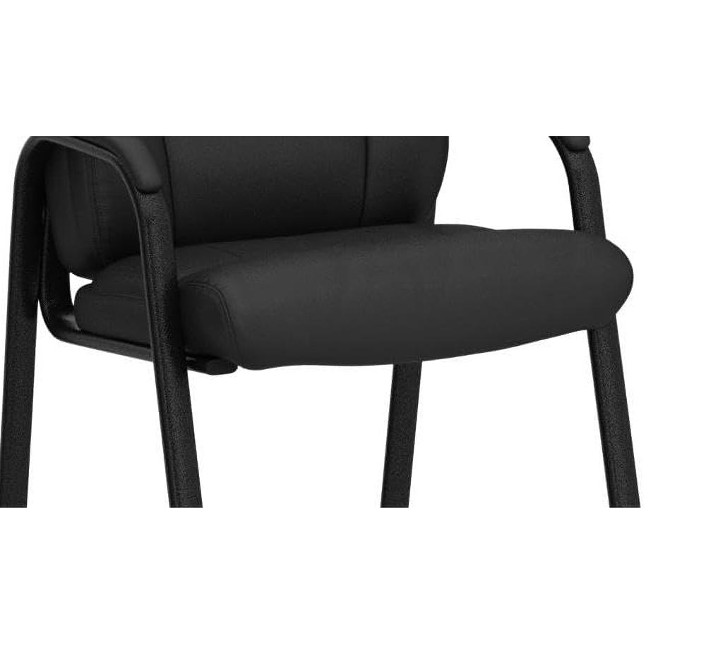 Amazon.com: CLATINA Leather Guest Chair with Padded Arm Rest for