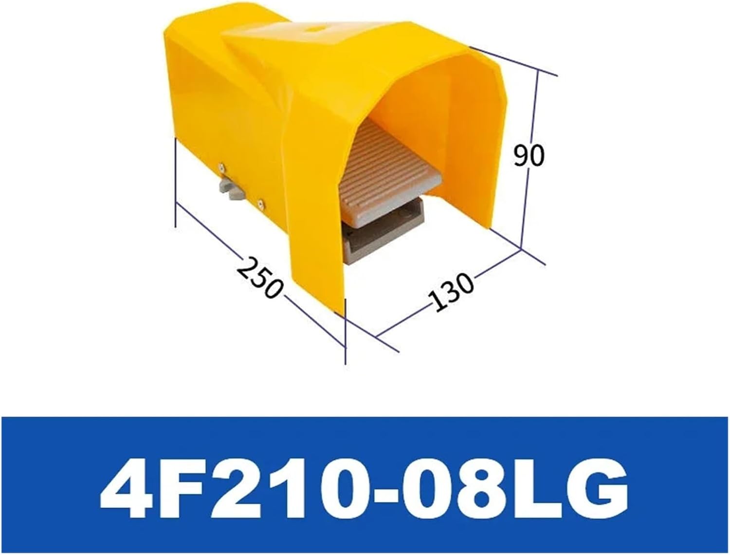 Pneumatic Foot Valve FV420 Foot Switch 320 Cylinder Control Directional Valve 4F210-08L(FV320,With-6mm-Fitting)