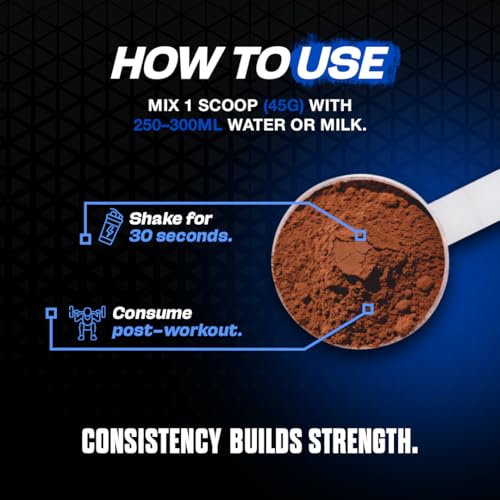 Image of Bigmuscles Nutrition Nitra Edge PB Whey Protein Powder [1kg, Rich Chocolate] | 32g Protein [Isolate + Concentrate], 3g Creatine Monohydrate | No Added - Sugar, Colours, Artificial Sweeteners