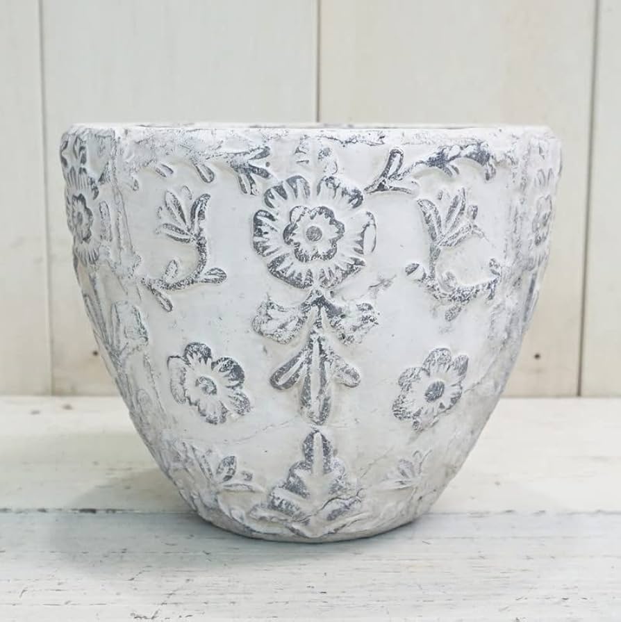 Amazon.co.jp: 植木鉢 おしゃれ アンティーク 陶器鉢 ダイナスティ