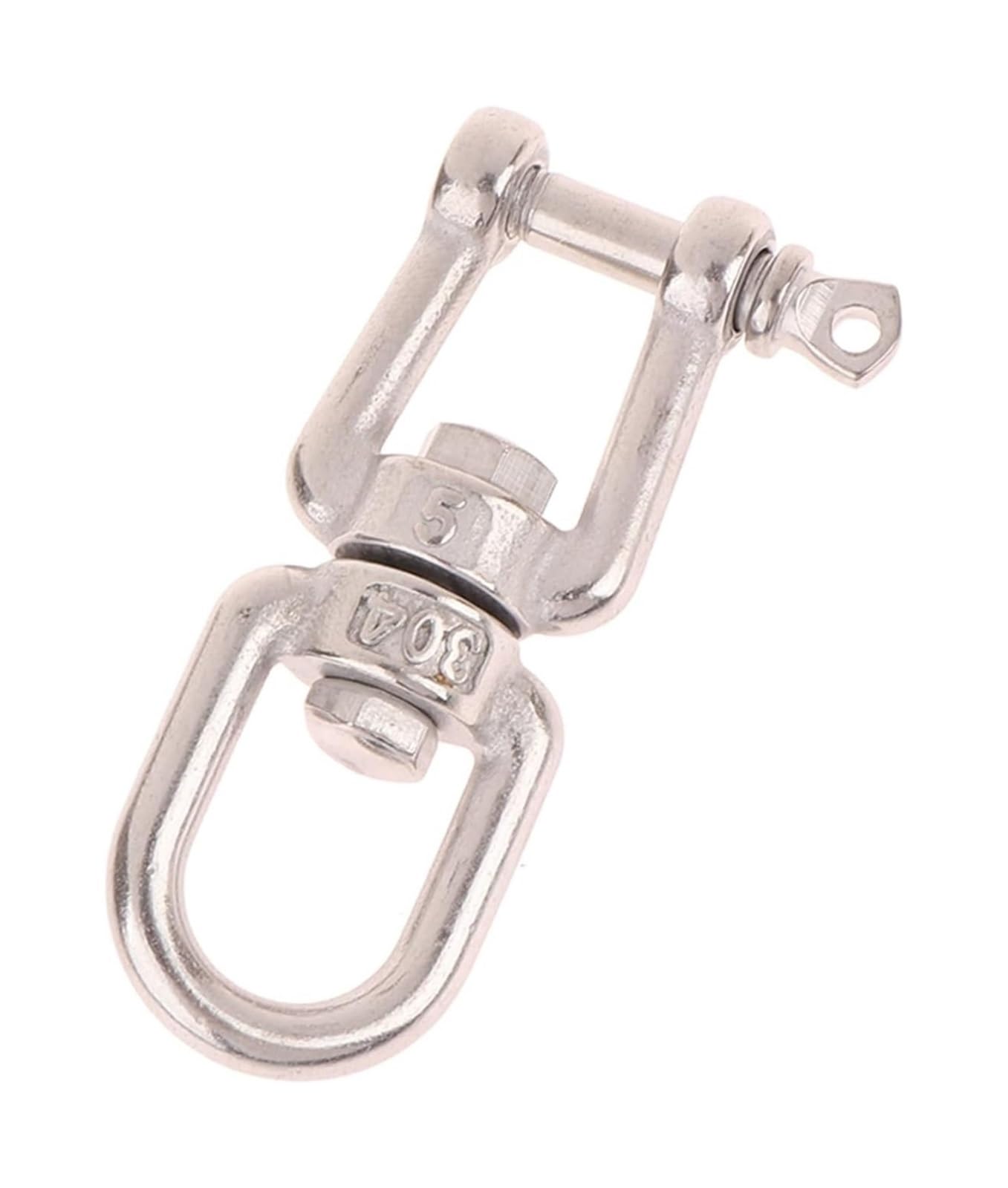NIUSABOU Stainless Steel Eye Pad Plate, 304 Stainless Swivel Hook for Hammock Swing Ceiling Porch Gym Yoga(A M5)