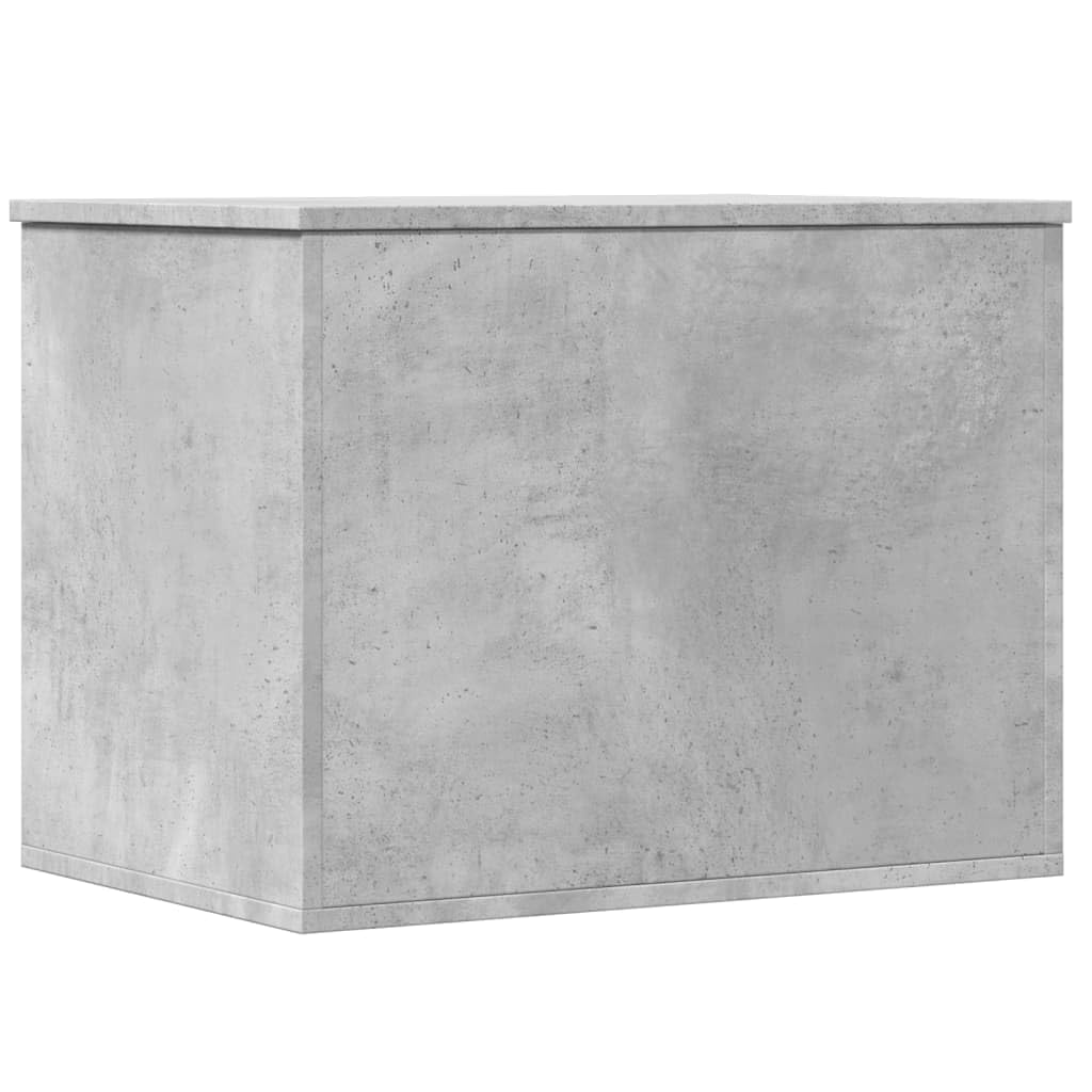vidaXL Storage Box, Storage Chest for Hallway Living Room, Toy Box with Lid, Blanket Box for Clothes, Trunk, Concrete Grey Engineered Wood