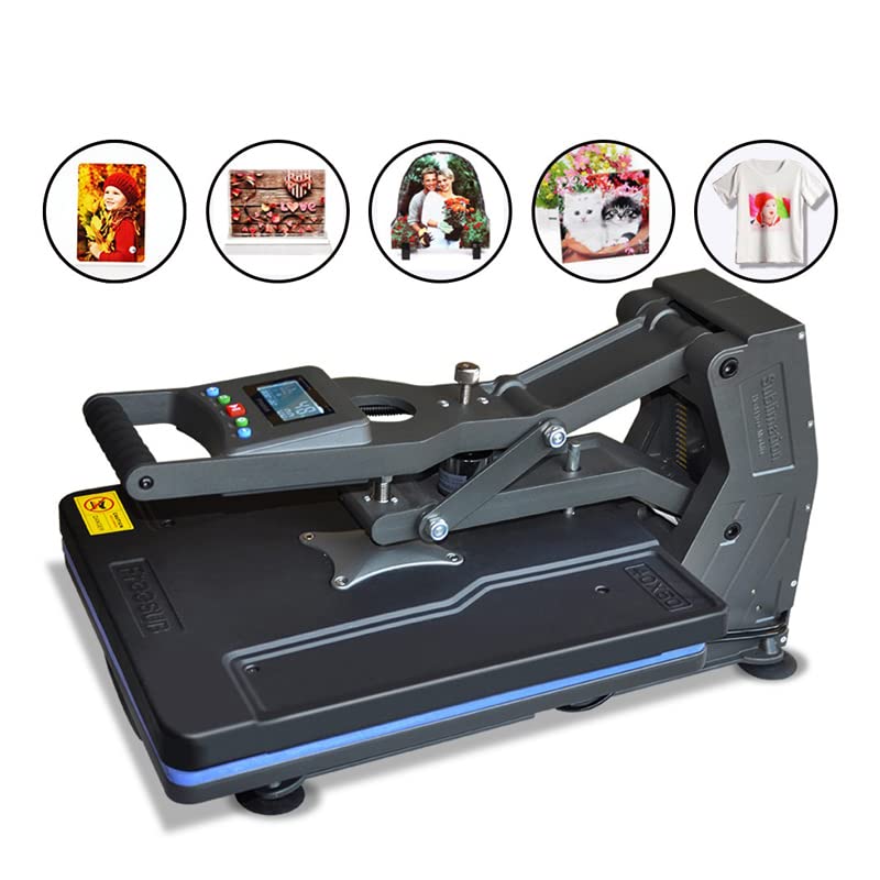 Transferpresse, Multifunktions-ST-4050 40x5 0cm T. -Hirt Pressemaschine Wärmeübertragung Drucker Wärmepressemaschine for Telefongehäuse/Beutel Puzzle Glas