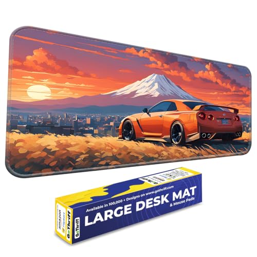 Image of Nisaan Sunrise Gaming - Extended Large PC Mouse Pad 60X30CM with Stitched Edges & Non-Slip Rubber Base - Perfect Gaming Setup Mat & Accessories!