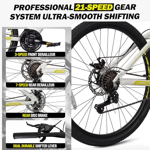 Image of WEIZE 26 27.5 in Mountain Bike Trail MTB Bicycle for Men Women