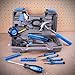 Apollo Tools Original 39 Piece General Household Tool Set in Toolbox Storage Case with Essential Hand Tools for Everyday Home Repairs, DIY and Crafts. Blue - DT9706 BL