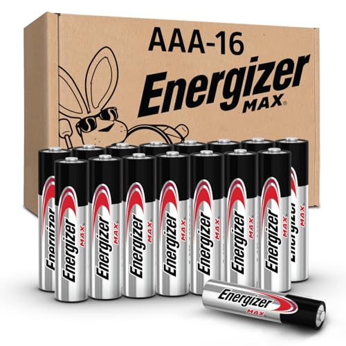 Energizer MAX AAA Batteries (16 Pack), Triple A Alkaline Batteries