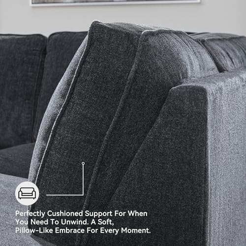Image of Signature Design by Ashley Altari Queen Sofa Sleeper Couch, Slate Gray