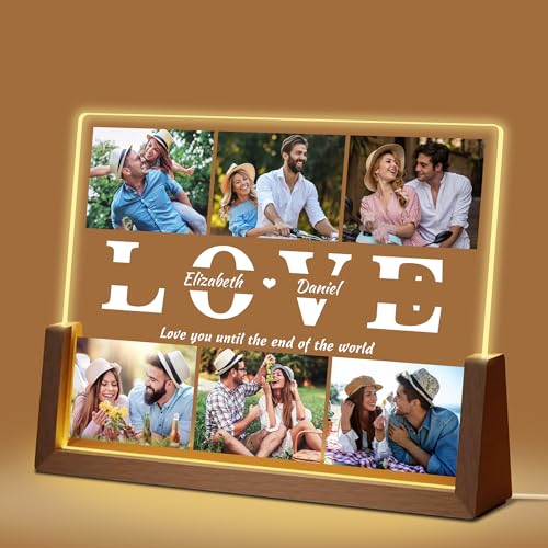Custom LED Picture Frame with Photo