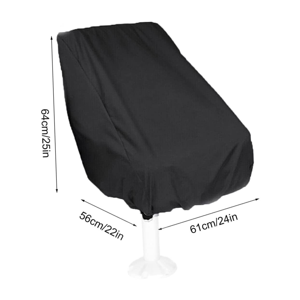 Yardwe Boat Seat Covers Boat Folding Seat Cover Oxford Cloth Protective Easy Install