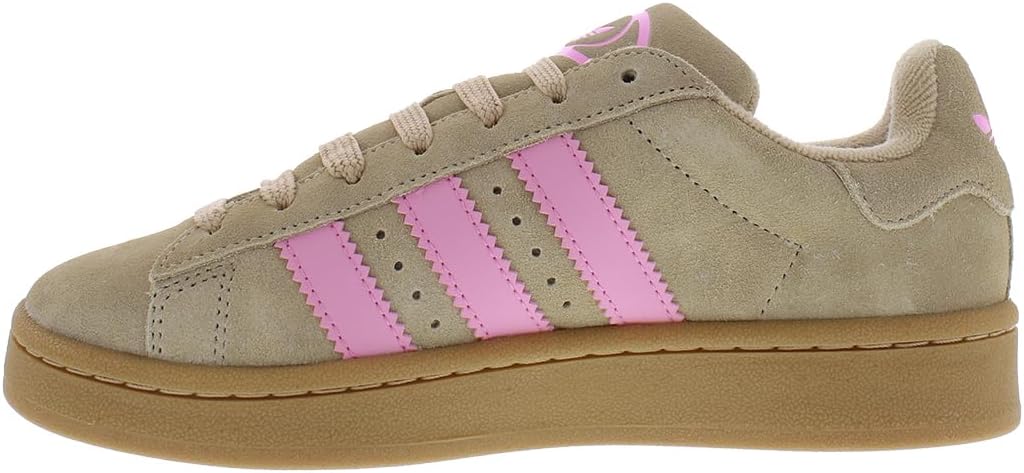 adidas Campus 00s Big Kid Sneakers, Magic Beige/Bliss Pink/Cloud White, Size 4.5