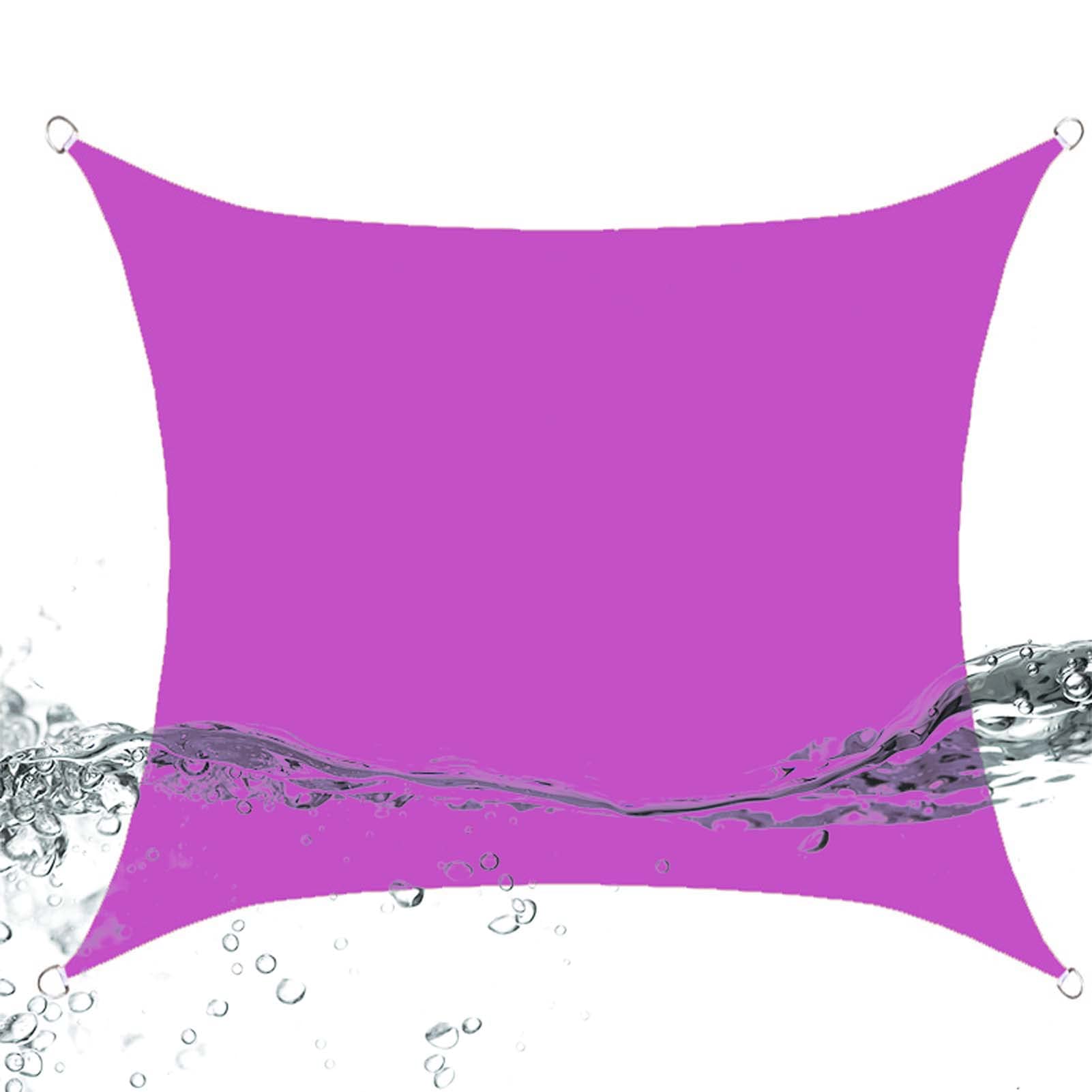 Voile solaire imperméable 4 x 4 m – Protection UV et vent pour extérieur, auvent de jardin, solution d'ombrage parfaite pour terrasse et terrasse
