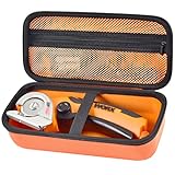 Case Compatible with WORX WX082L/ WX081L ZipSnip/for SnapFresh Cordless Electric Scissors, Cutting Tools Storage Organizer, Fabric Cutter Holder Bag with Accessories Pocket - Orange (Box Only)